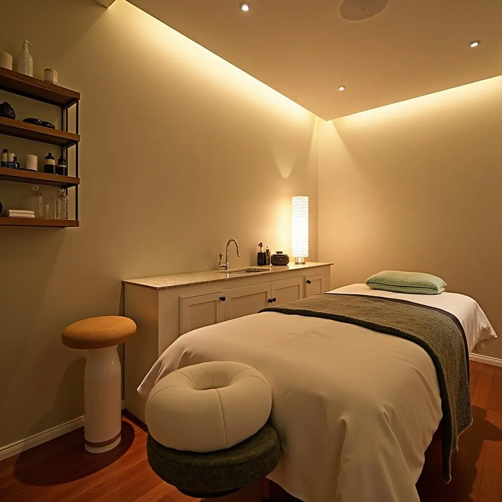 Tranquil Treatment Room at Anushka Spa