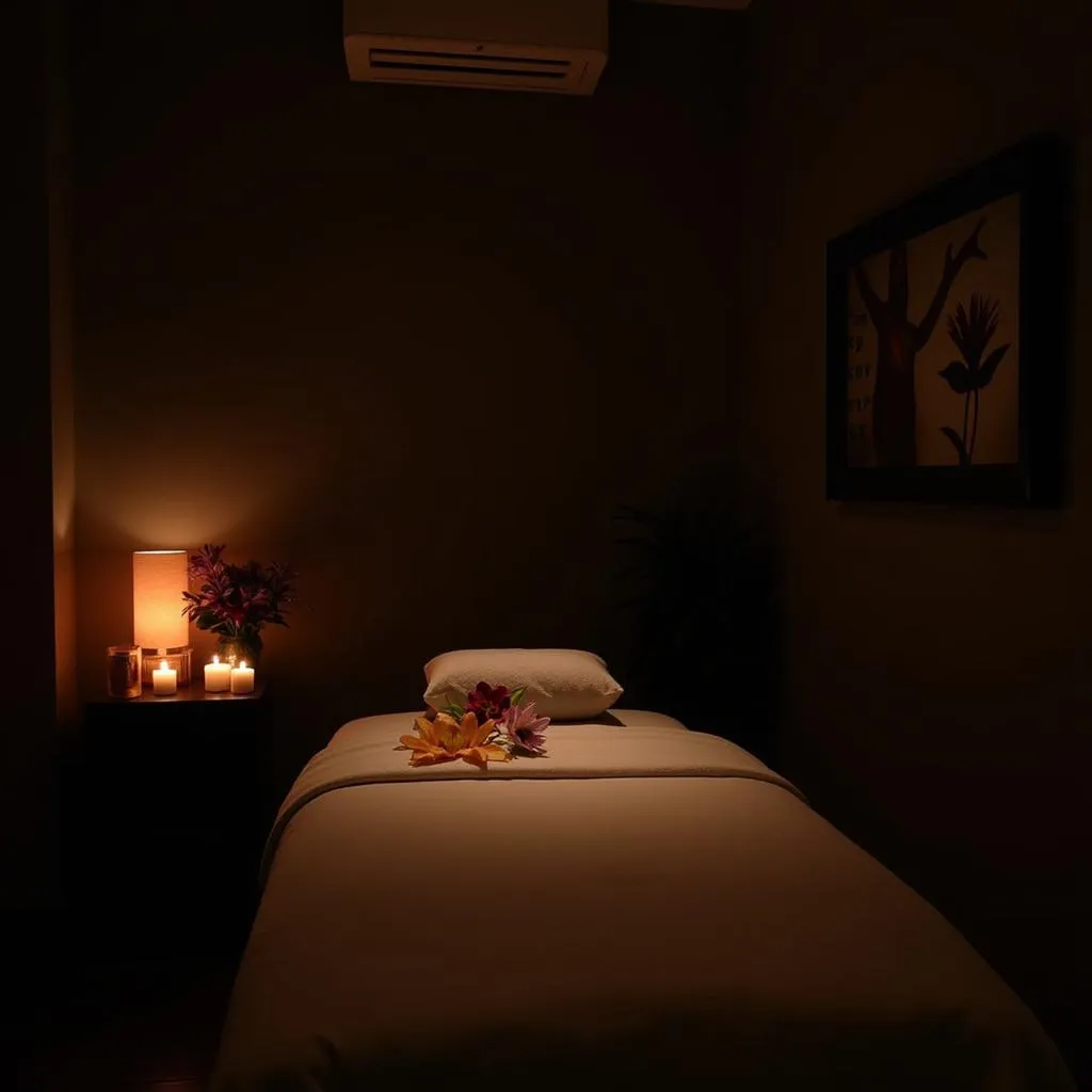 Tranquil Treatment Room at Arakasha Road Spa