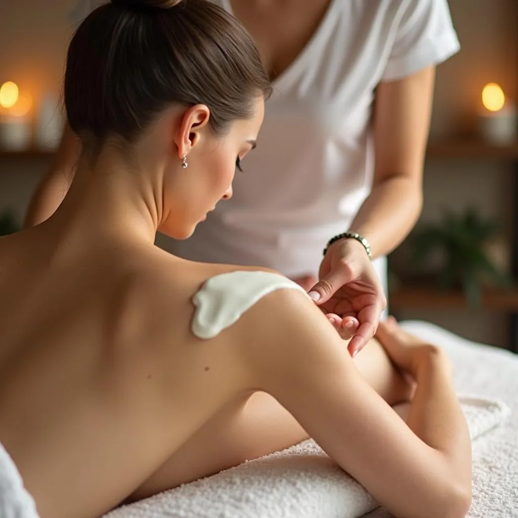 Luxurious body treatment at Aramsa Garden Spa