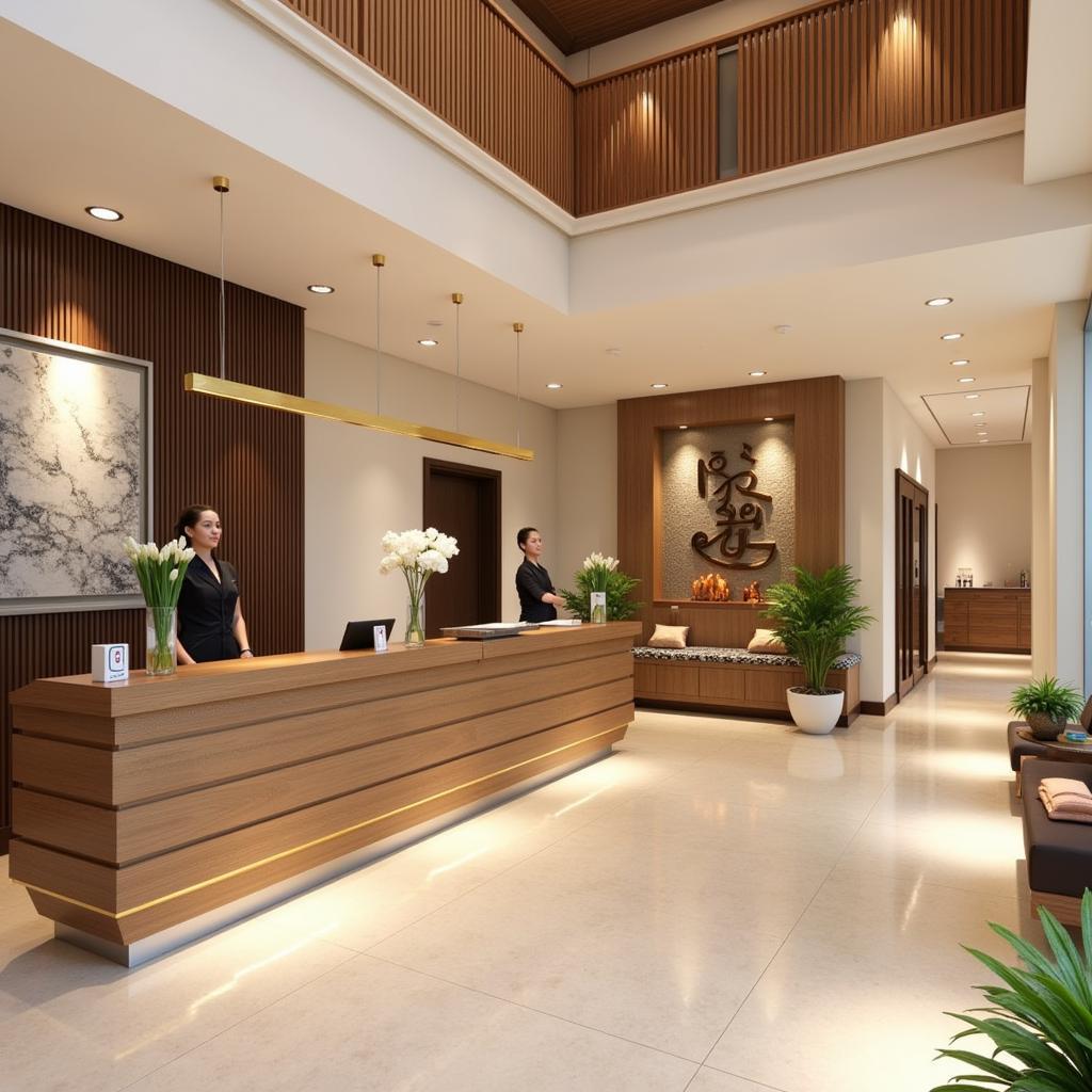 Welcoming Reception Area at Araya Spa Koregaon Park