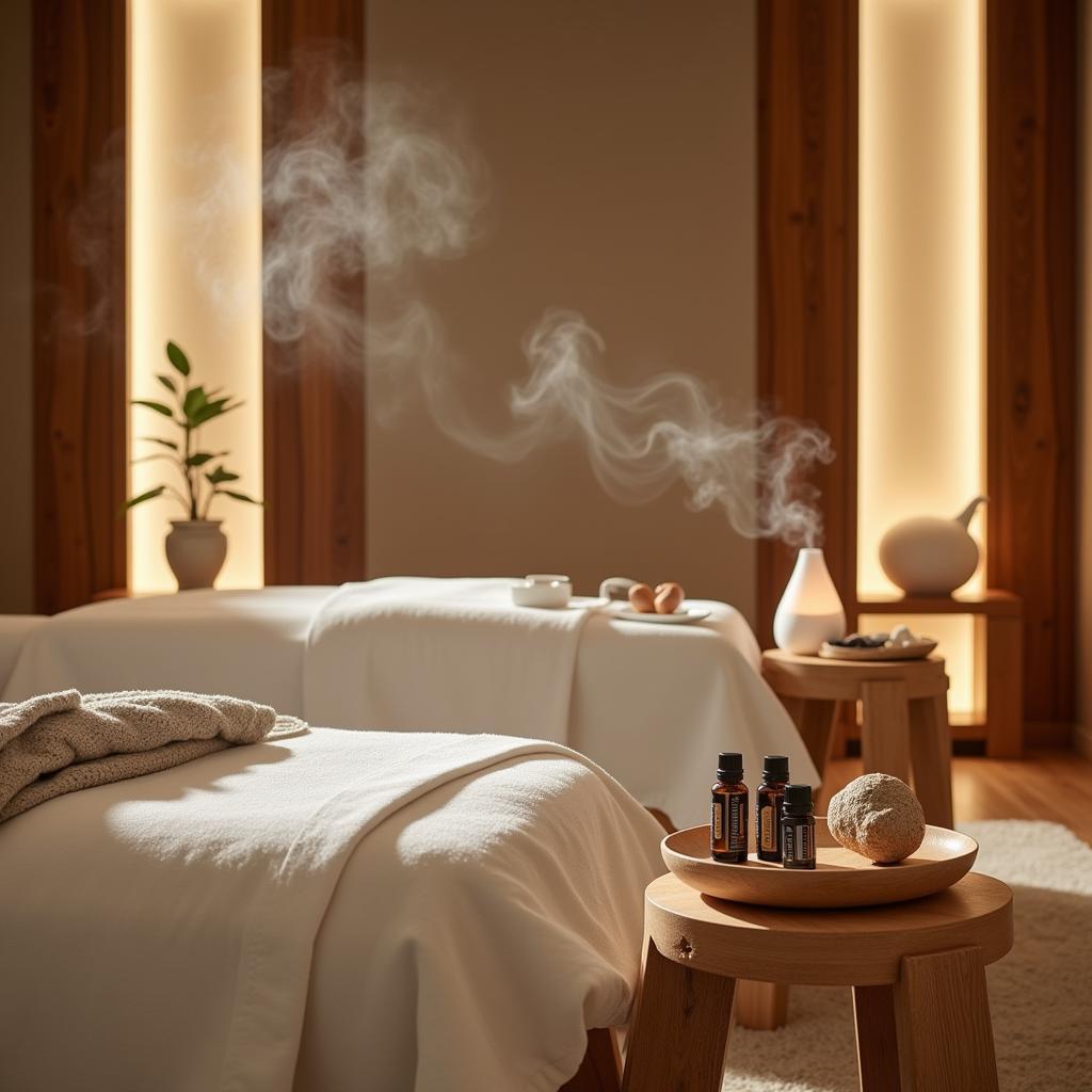 Relaxing Aroma Magic Spa Treatment Room