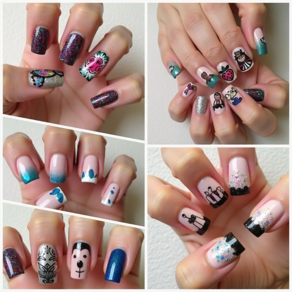 Various Art Nail Designs