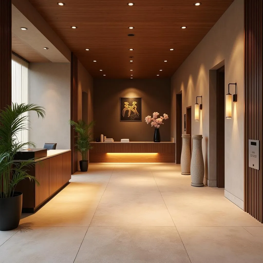 Serene Asian Spa Interior