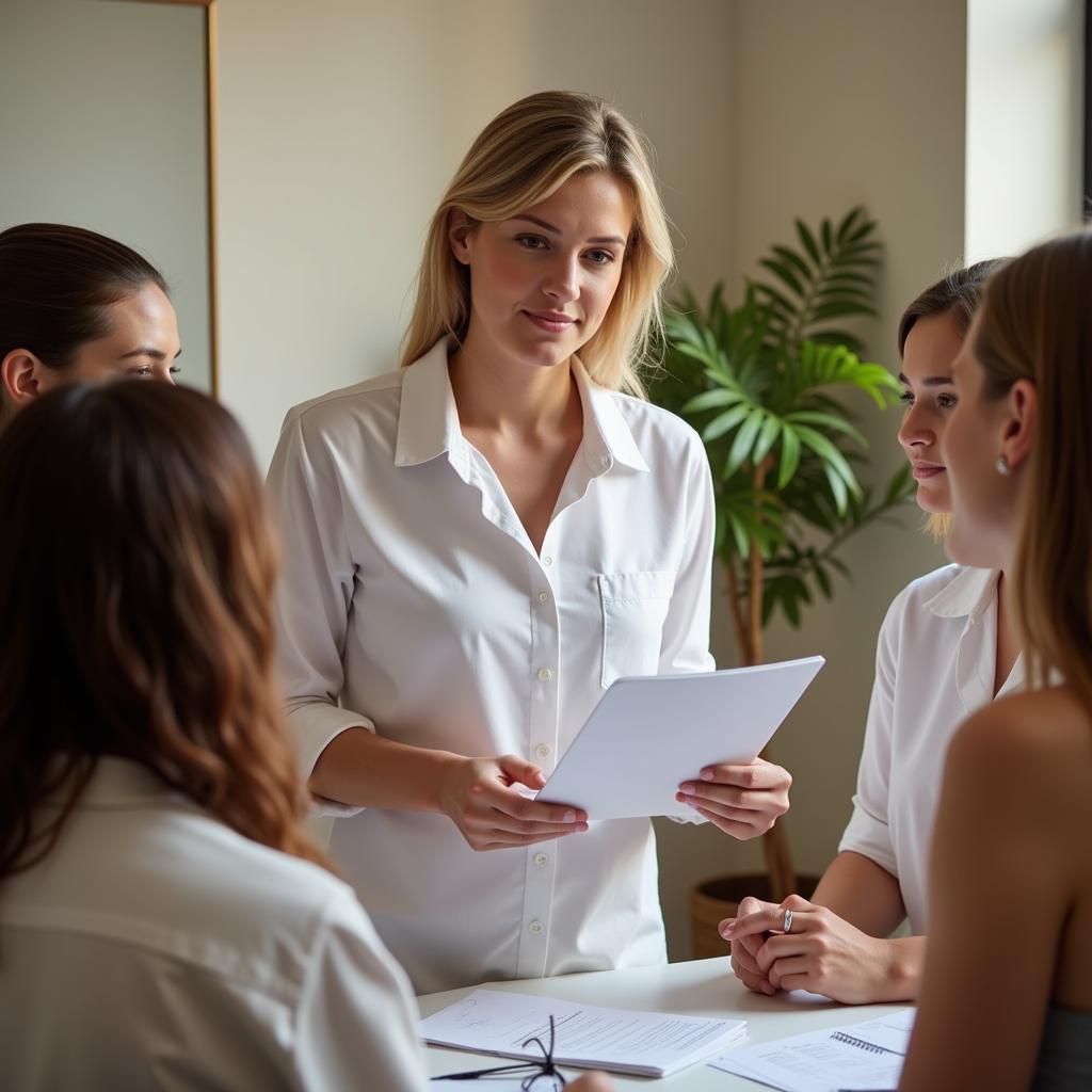 Assistant Spa Manager Managing a Team