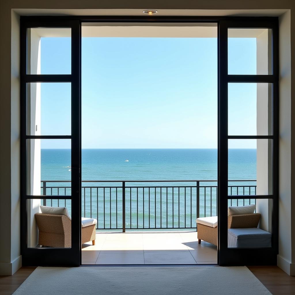 Ocean View from an Atlantic City Spa Resort