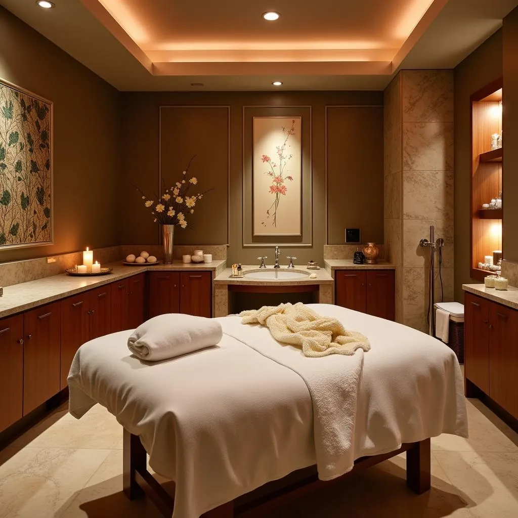 Serene Spa Treatment Room at Atrium Prestige