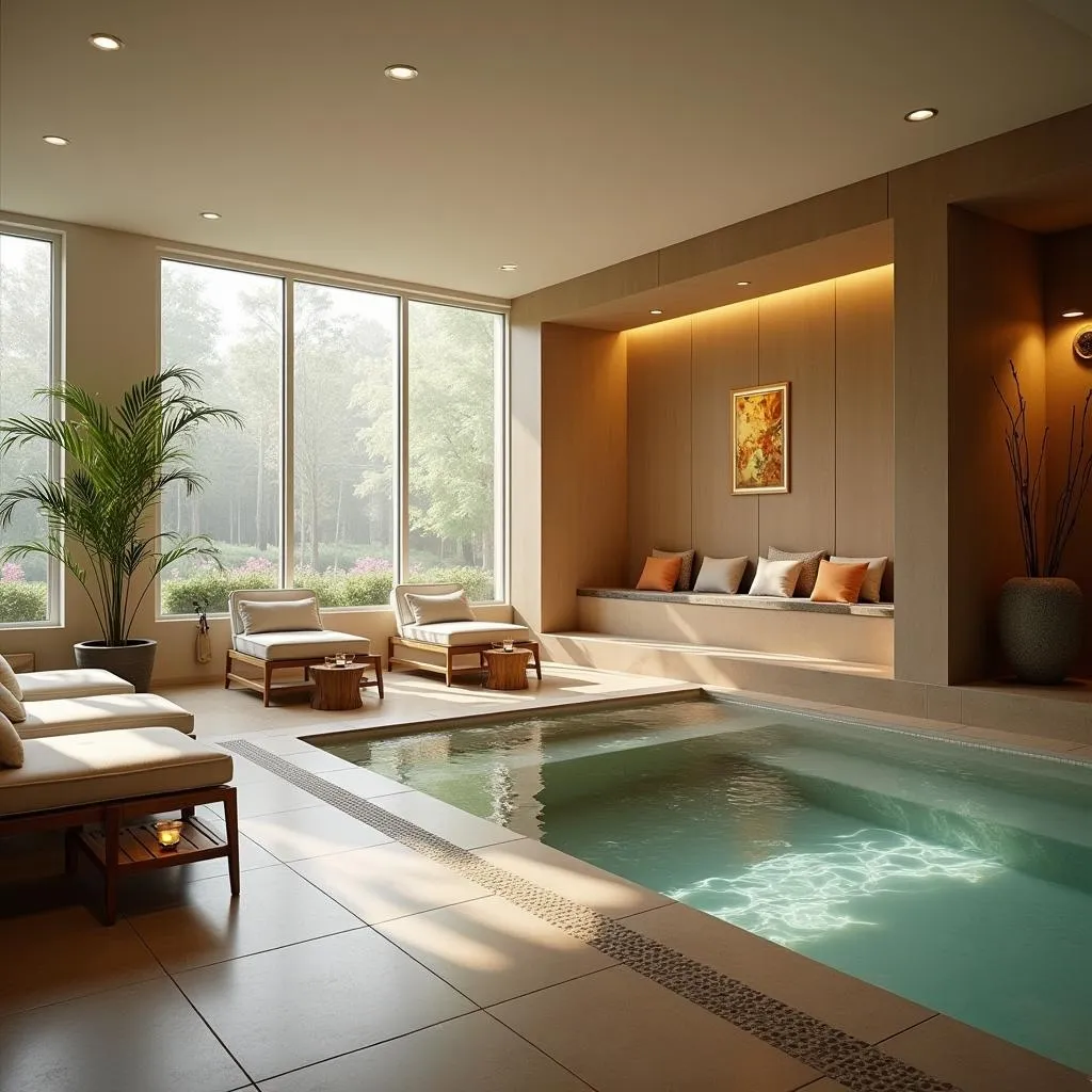 Relaxation area at Atrium Spa