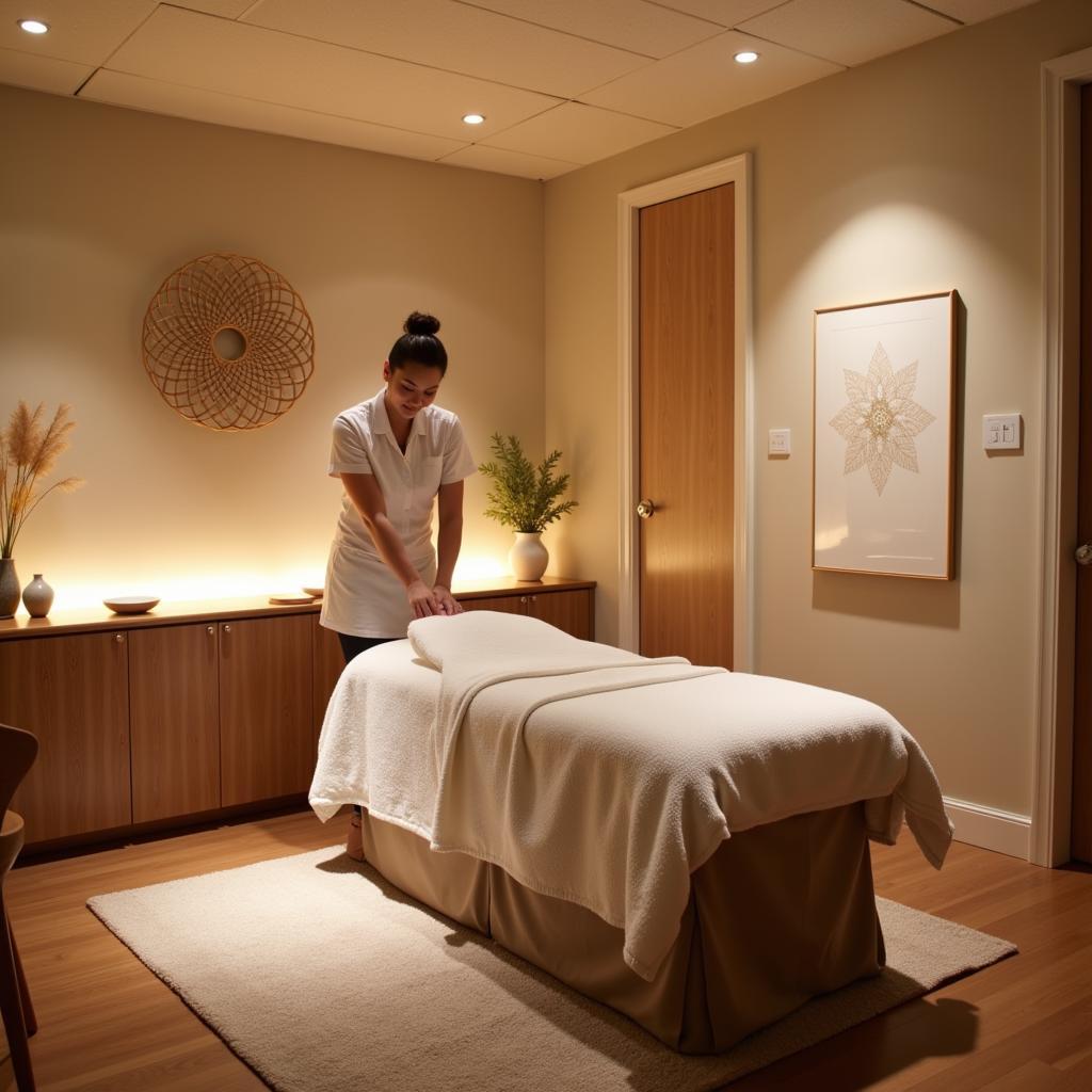 Aum Wellness Spa Treatment Room