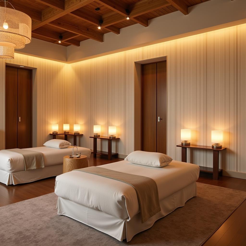 Tranquil Relaxation Room at Aura Spa