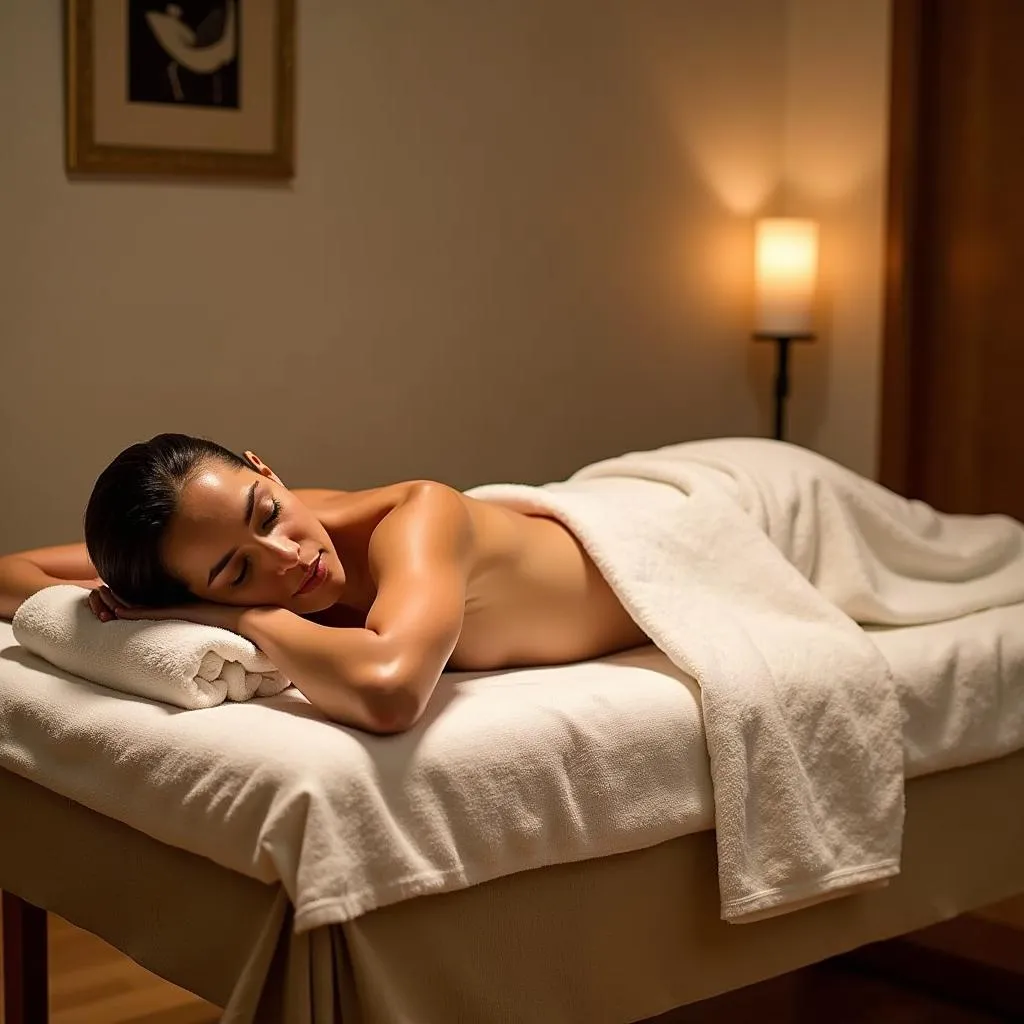  Luxurious Massage Room at Aura Thai Spa Bhilai