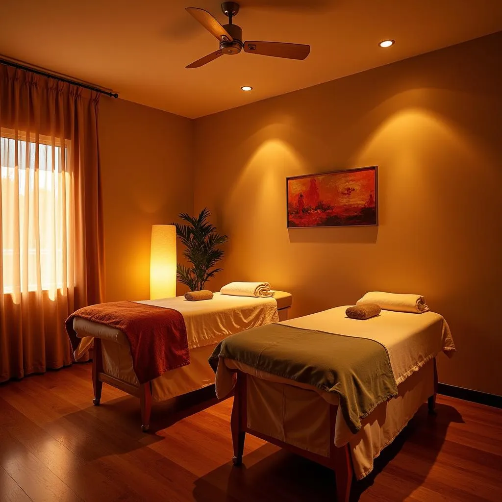 Tranquil Aura Thai Spa massage room