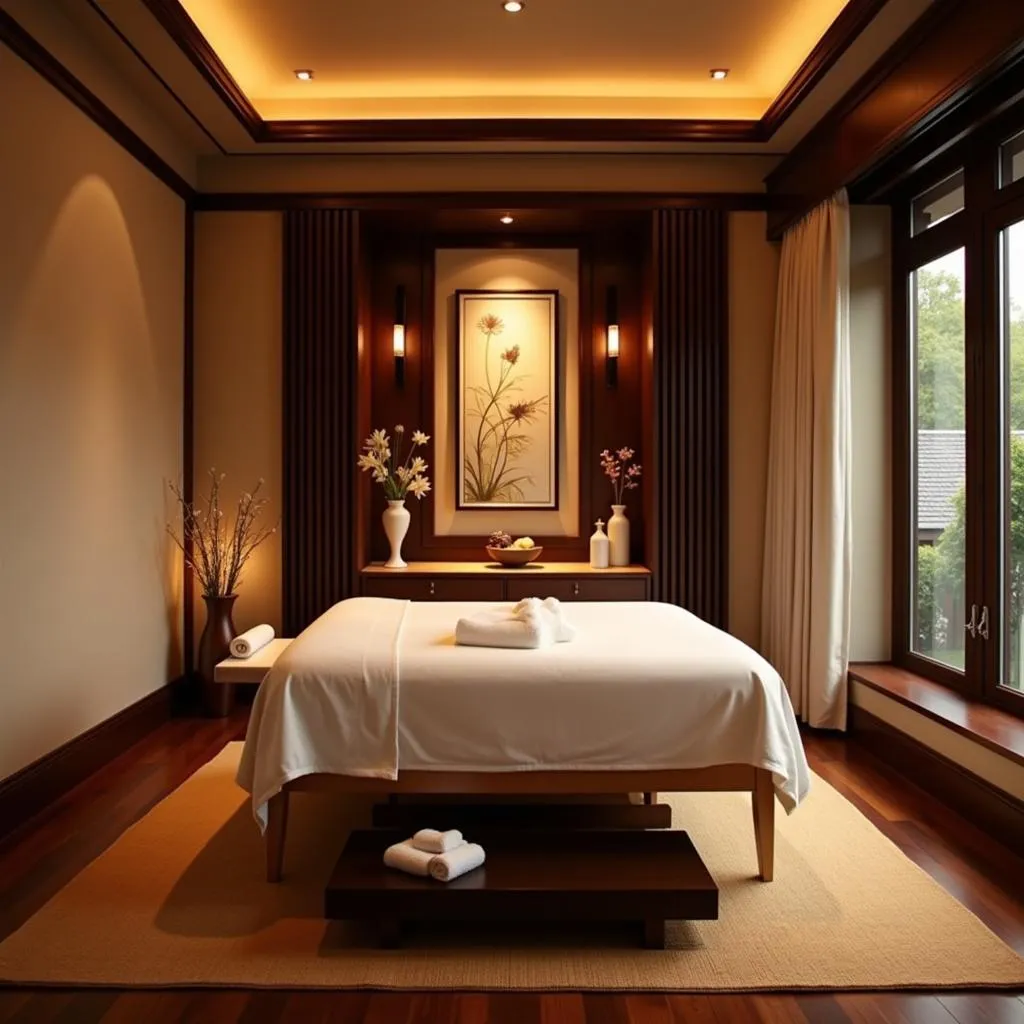 Tranquil Aura Thai Spa Treatment Room