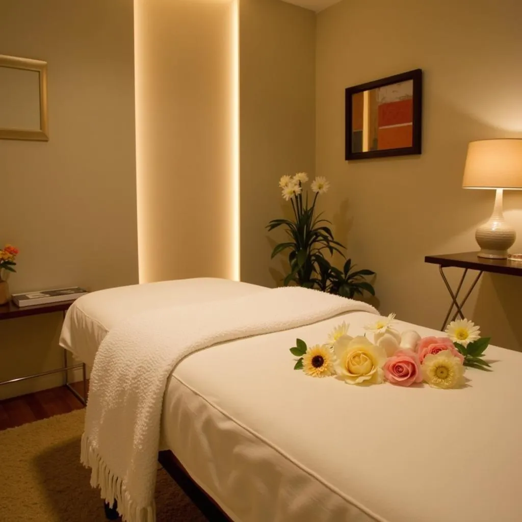 Serene Treatment Room at Aurah Spa Indiranagar