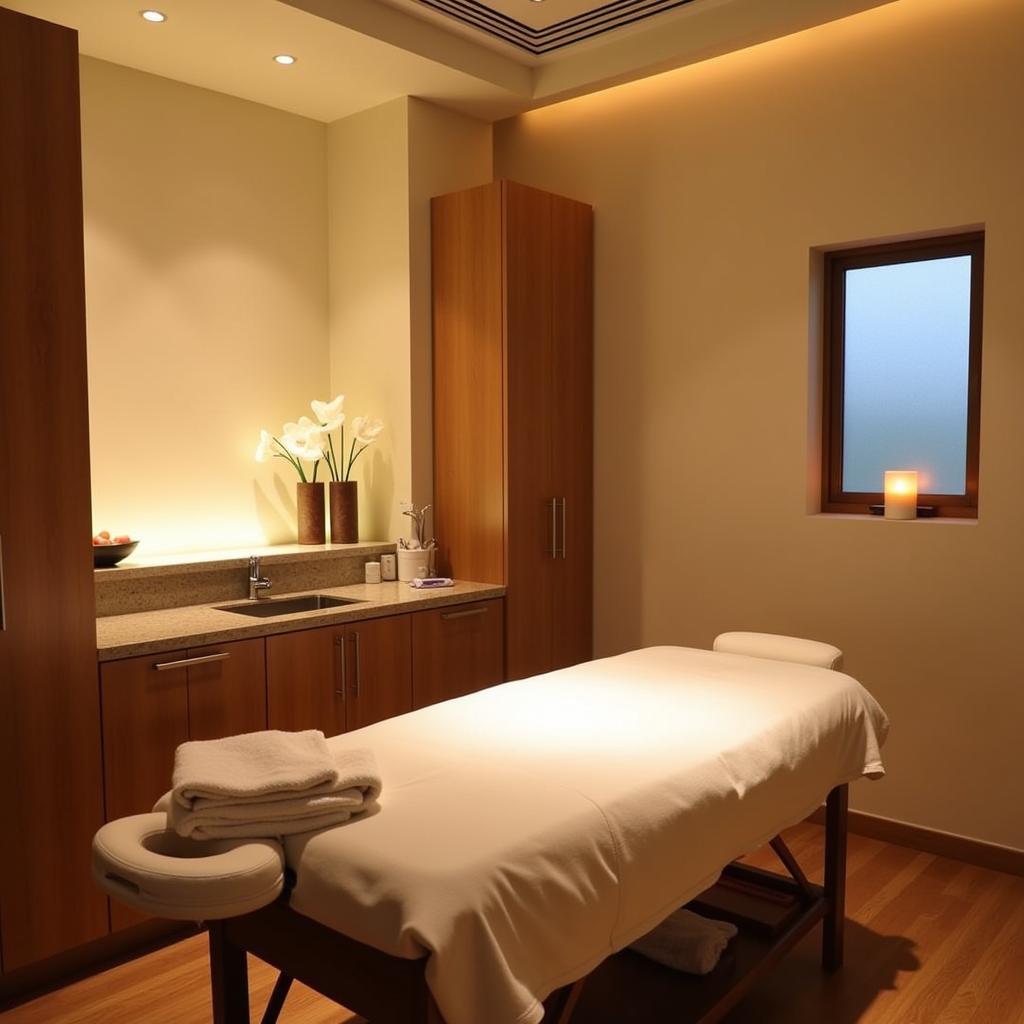 Tranquil Treatment Room at Aurim Spa