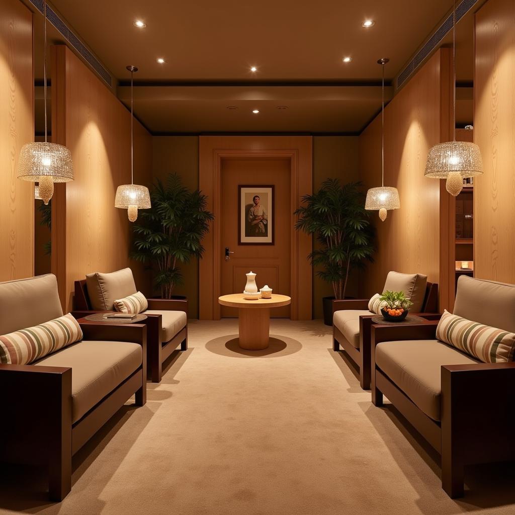 Serene relaxation area at Avalon Spa Mumbai