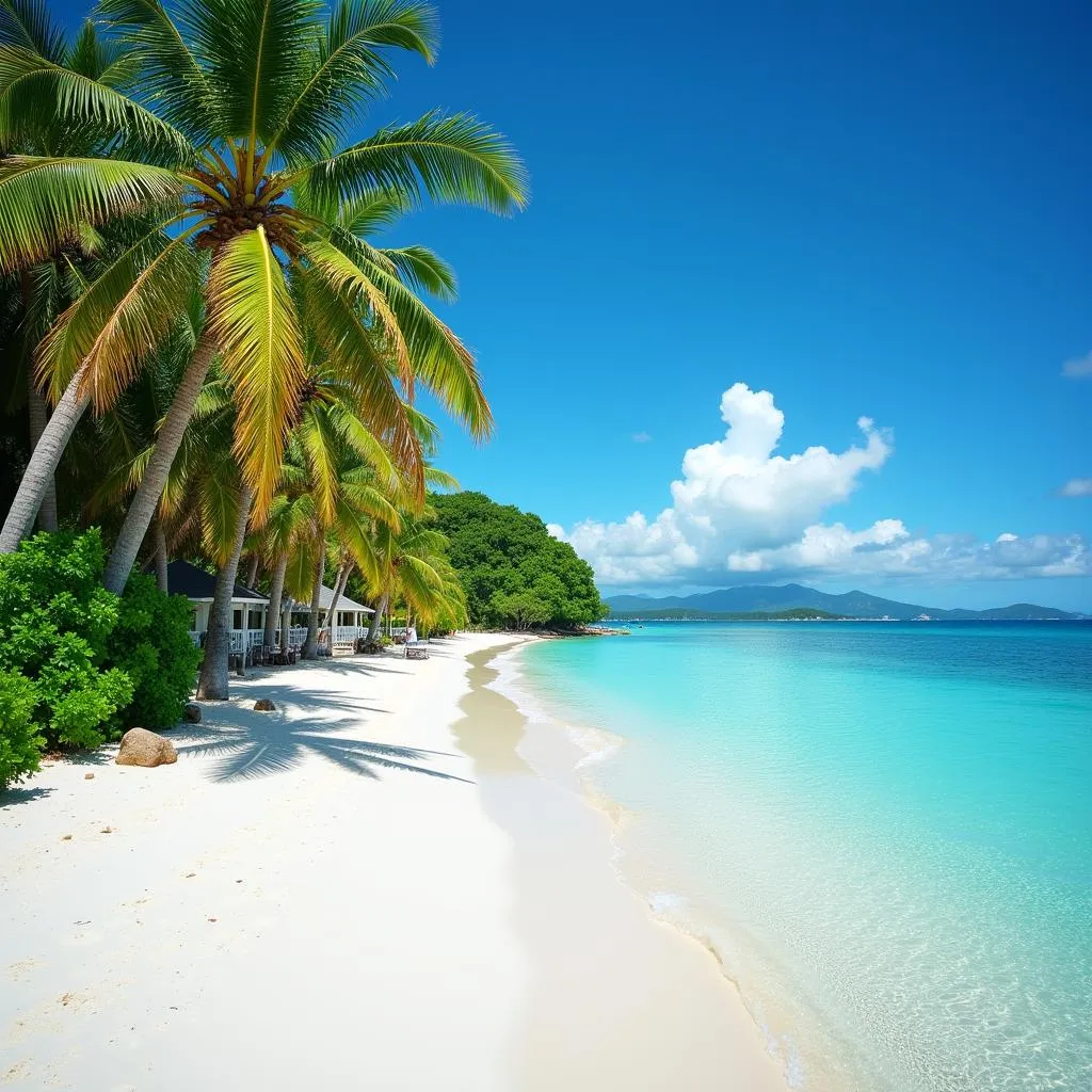 Avani Seychelles beachfront view