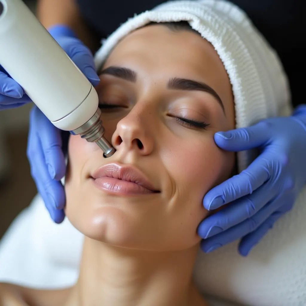 Advanced Technology Facial in an Avant Spa