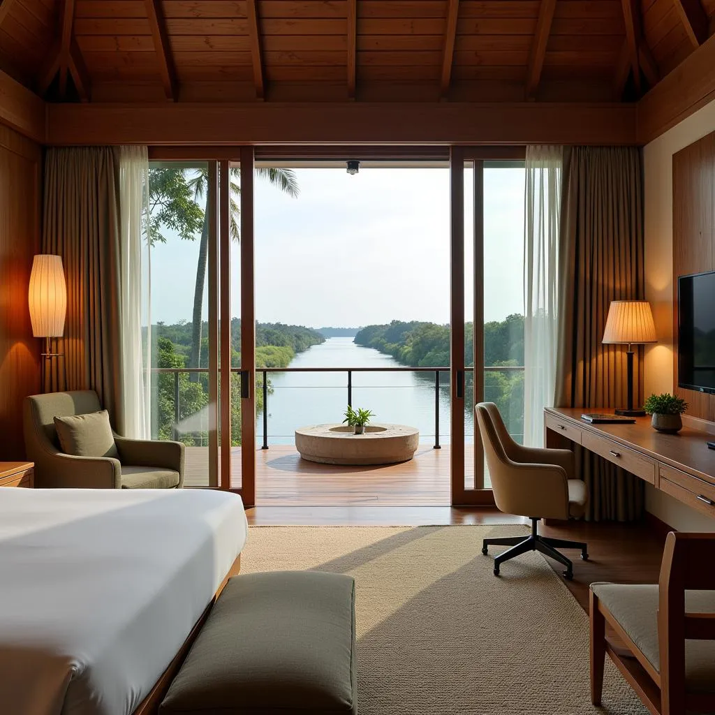 Backwater View Room at Aveda Kumarakom