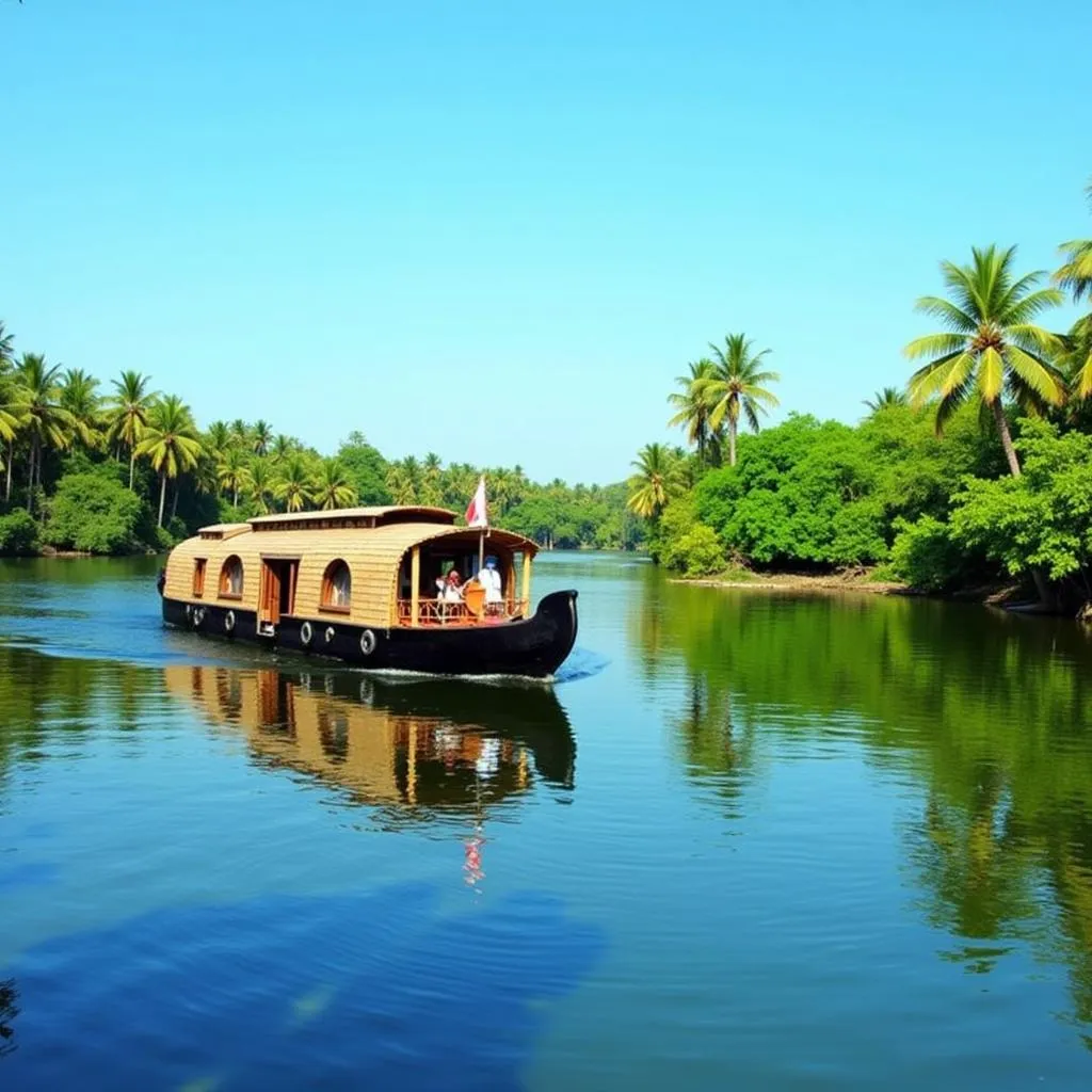 Houseboat on Kumarakom Backwaters