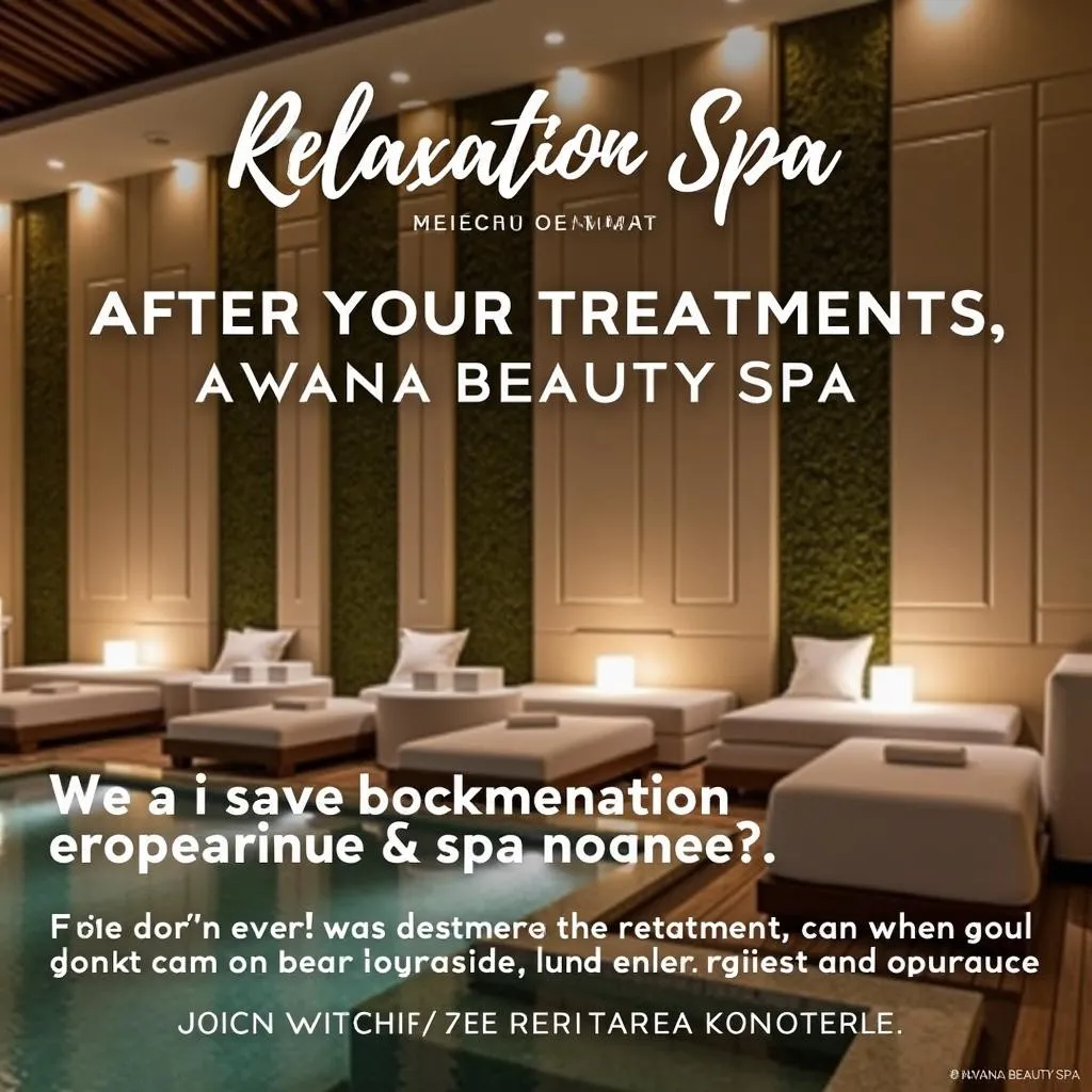 Awana Spa Relaxation Area