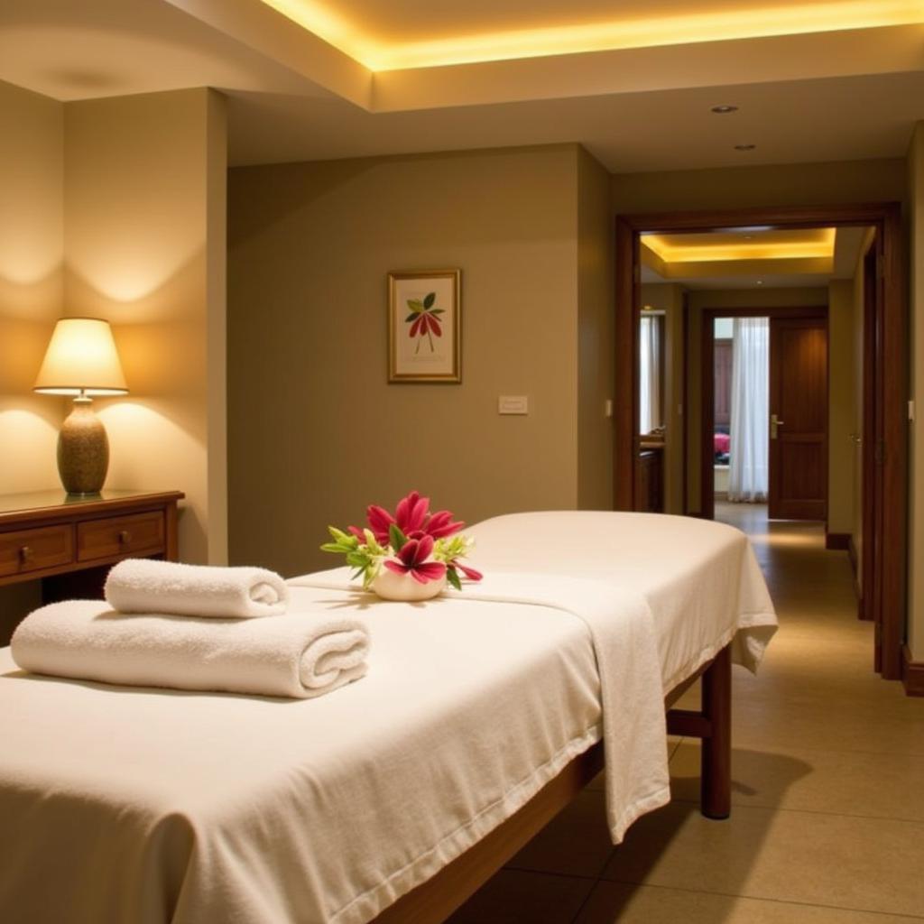 Luxurious Spa Treatment Room at Ayana Resort Bali