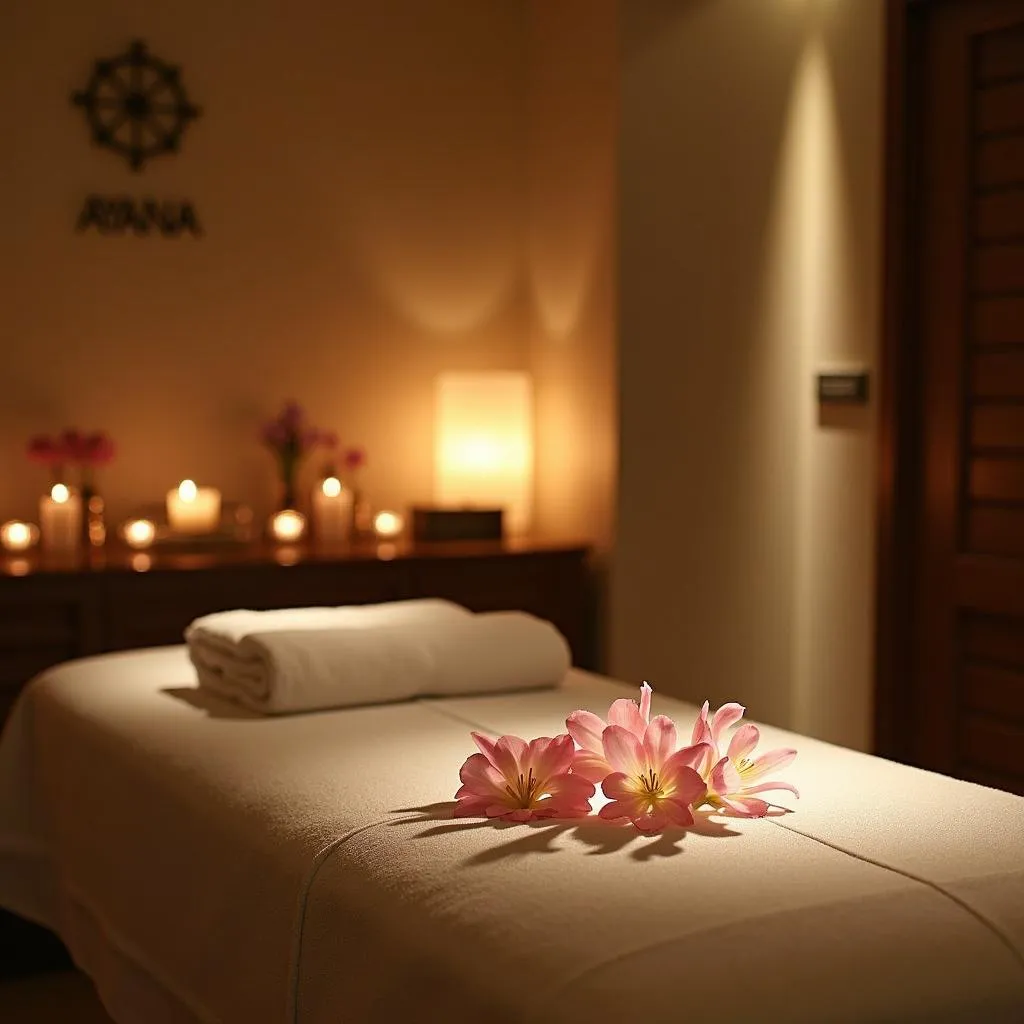 Serene Spa Treatment Room at Ayana