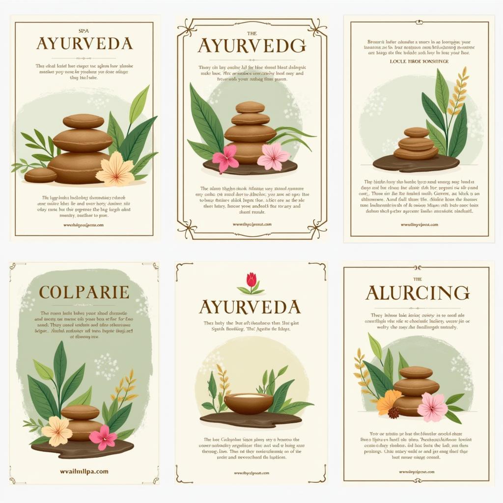 Ayurveda Spa Poster Design Trends