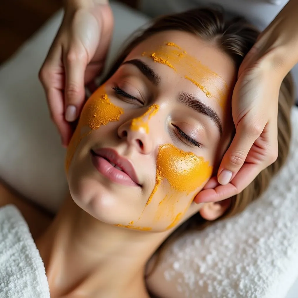 Ayurvedic Facial with Natural Ingredients