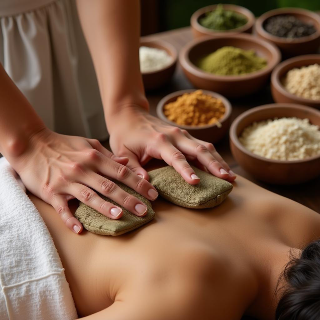 Ayurvedic Massage with Herbs