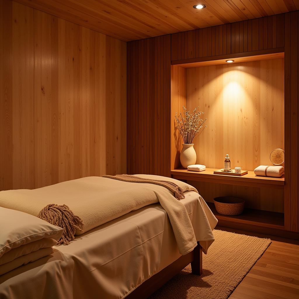 Ayurvedic Spa Treatment Room