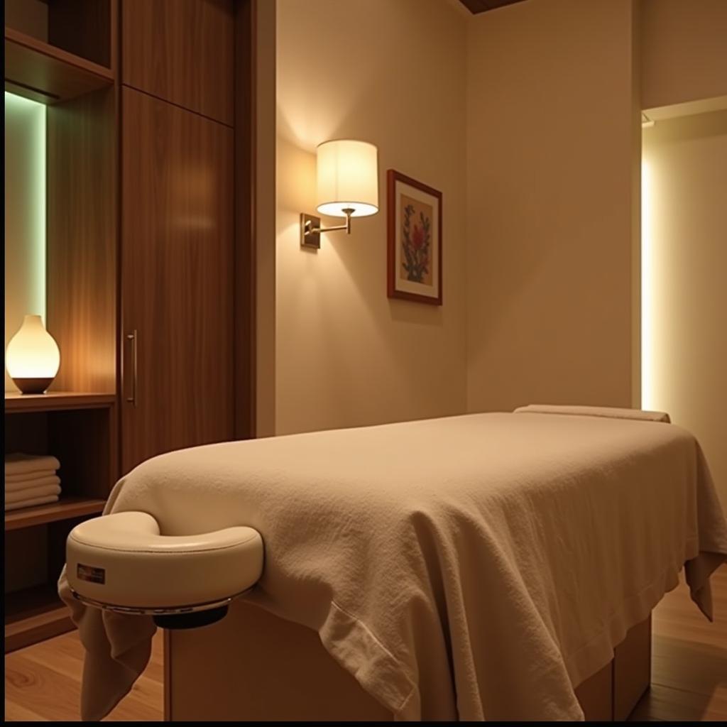 Relaxing spa treatment room in Belapur Commercial