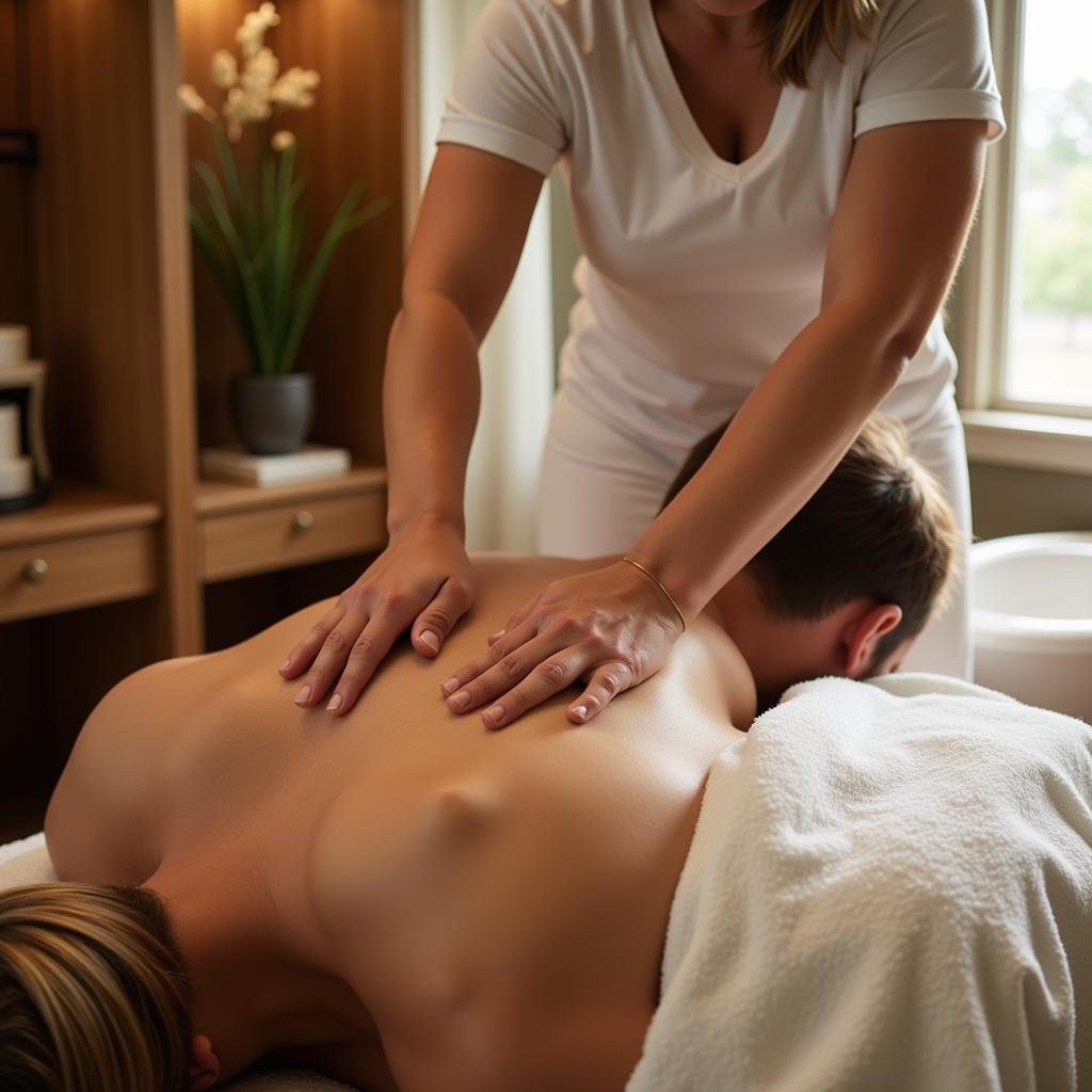 Relaxing Bery Spa Massage Therapy with Skilled Therapist