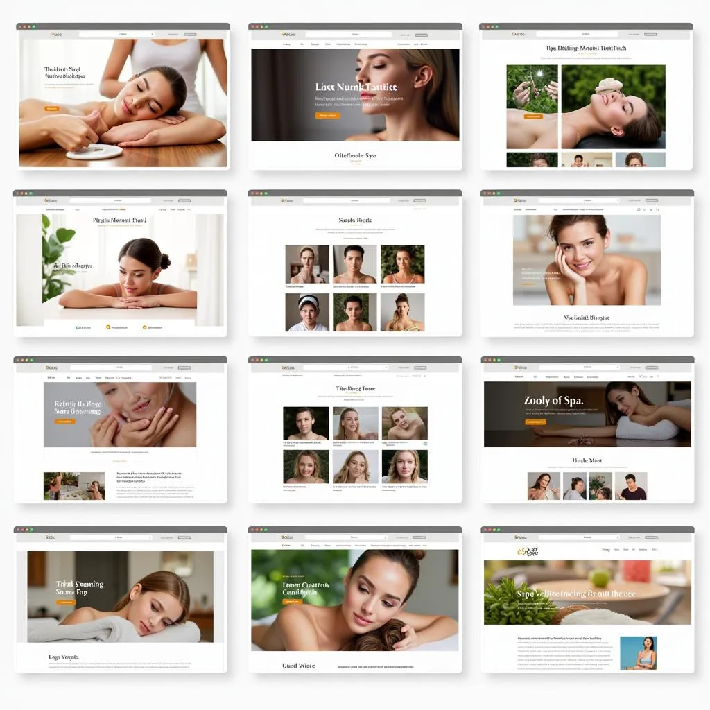 Examples of the Best Spa Website Templates