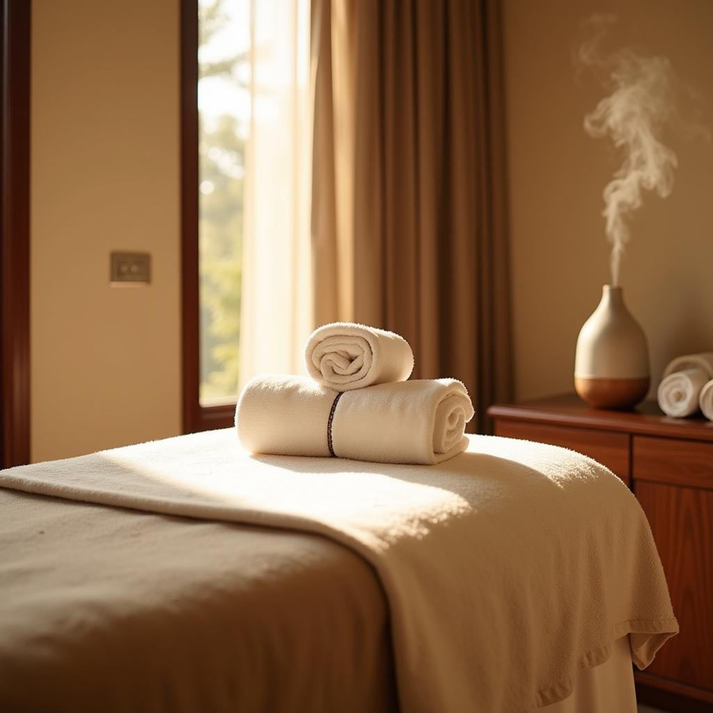 Tranquil Treatment Room in Birmingham Day Spa