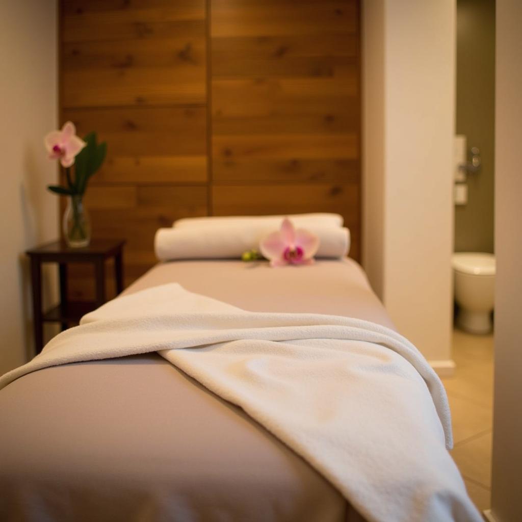 Tranquil Treatment Room at Bodhi Tree Spa