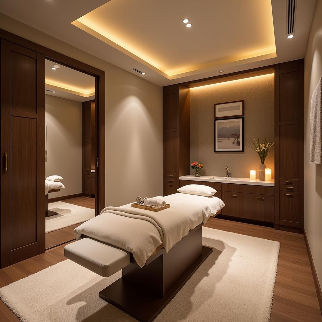 Luxurious treatment room at a Boss Spa in Vapi