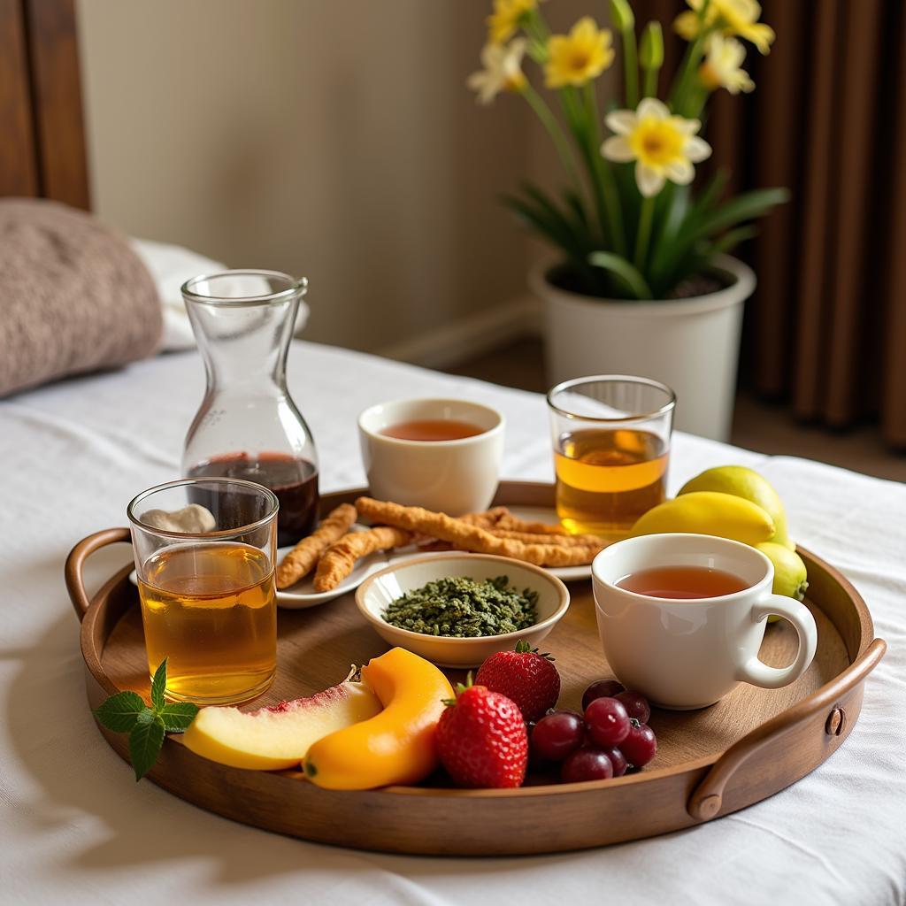 Refreshing Herbal Tea and Treats at The Boutique Spa Amritsar