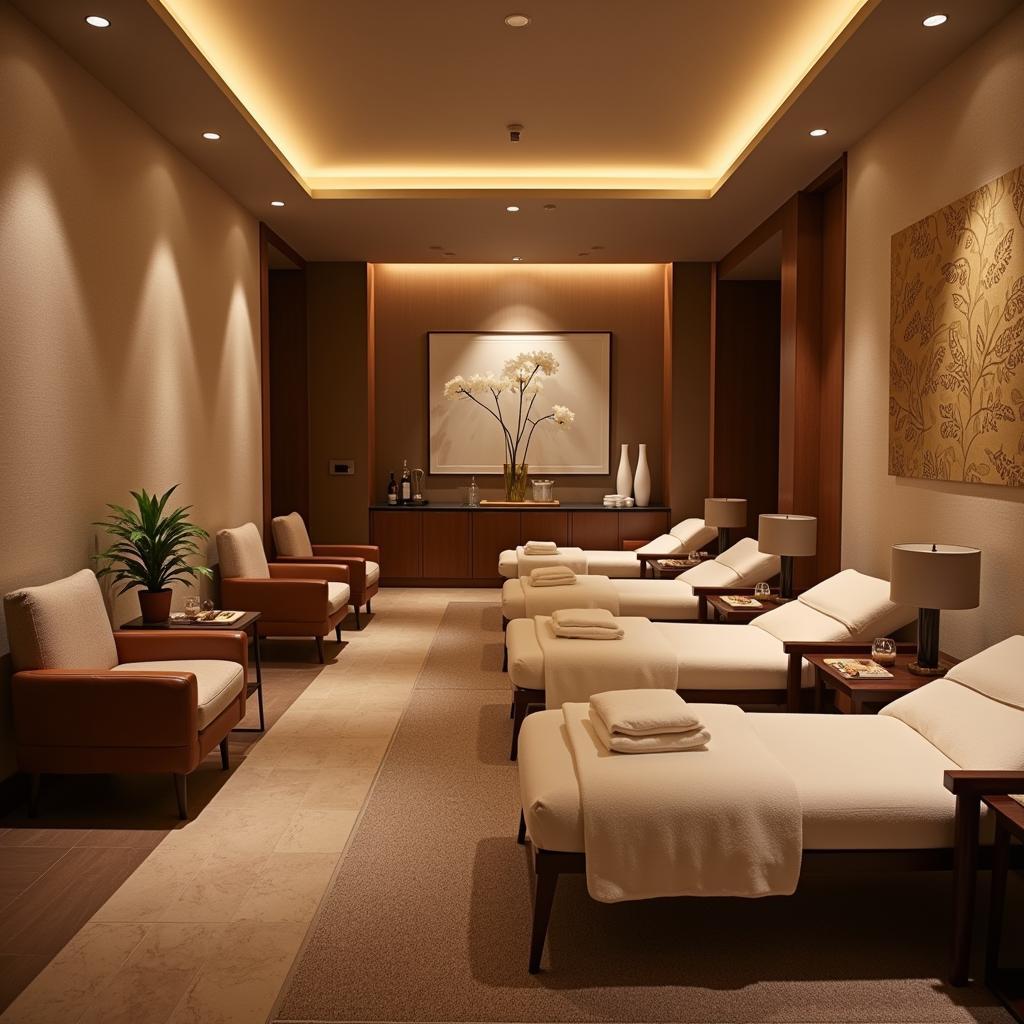 Relaxation Area at Buddha Spa Garden Galleria