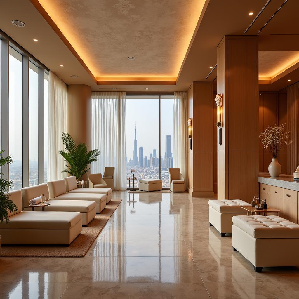 Luxurious Spa Interior at the Burj Khalifa