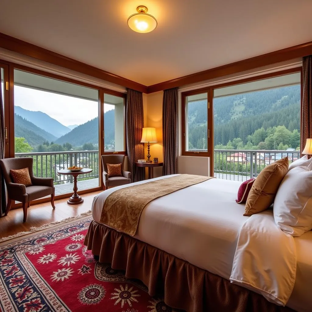 Luxurious room at Chinar Resort