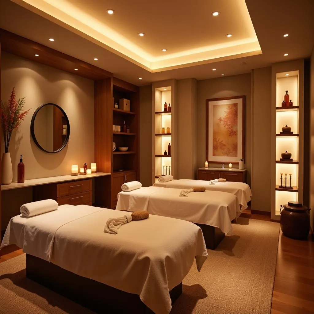 Serene Spa Treatment Room