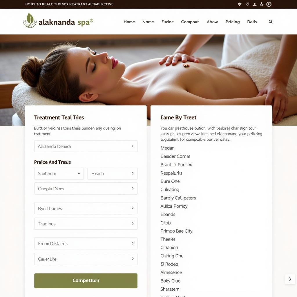 Comparing Spa Treatments and Prices Online