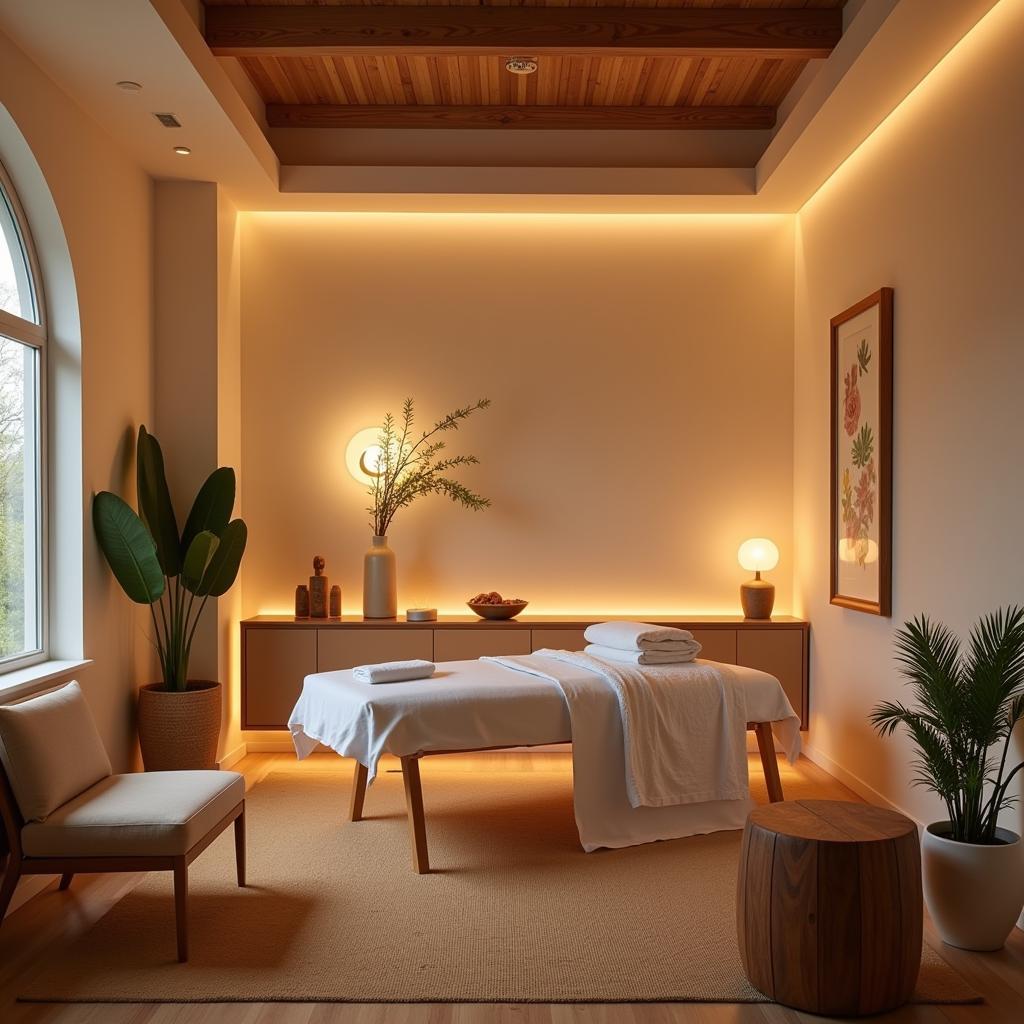 Relaxing Confidence Spa Treatment Room