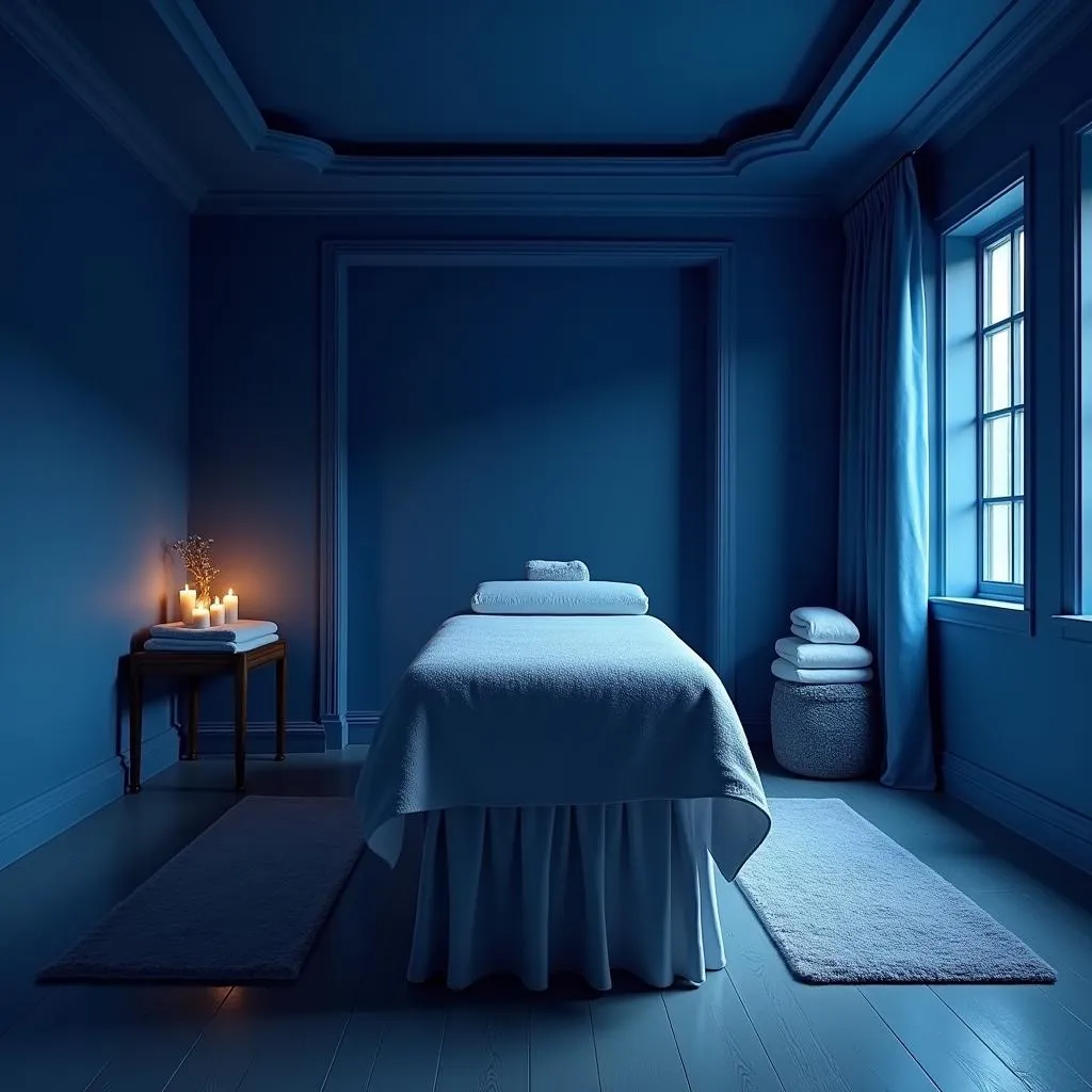 Deep Blue Spa Room