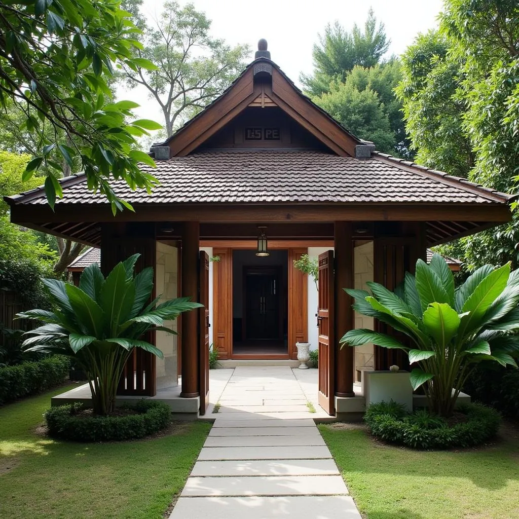 Serene Entrance of Delta Spa Bali