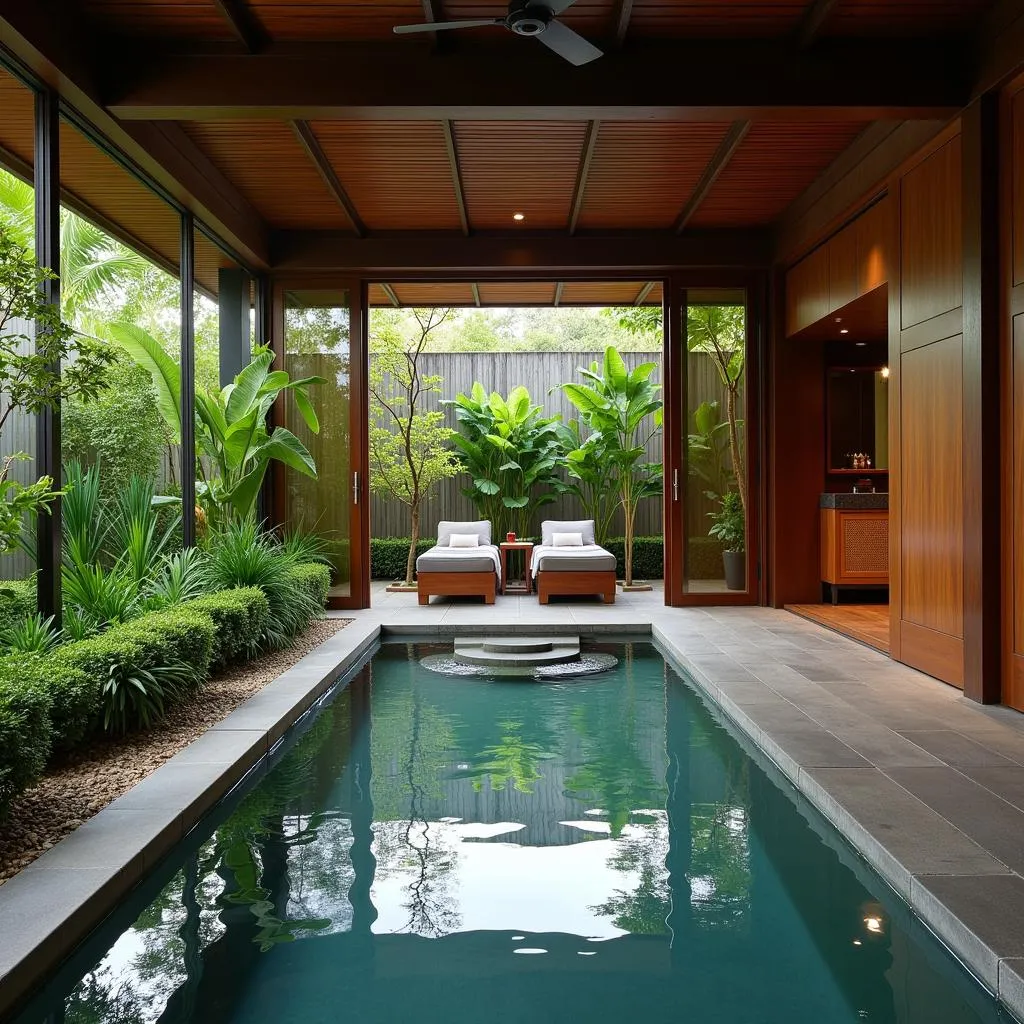 Peaceful Relaxation Area in Delta Spa Bali