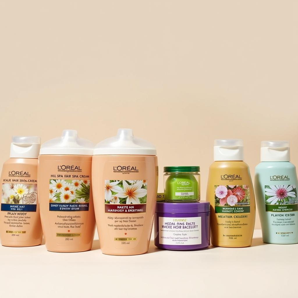 selection-of-loreal-hair-spa-creams