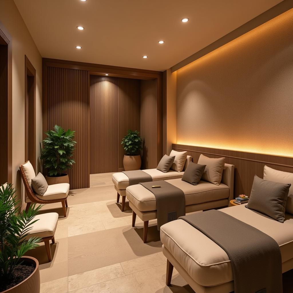 Tranquil Spa Relaxation Area in Dilsukhnagar Commercial