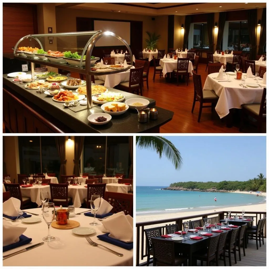 Dining options at Dreams La Romana