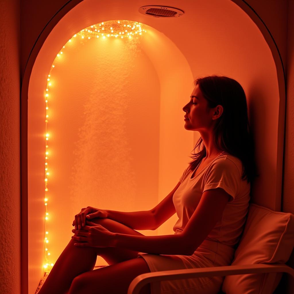 Salt Therapy in a Dry Spa Environment